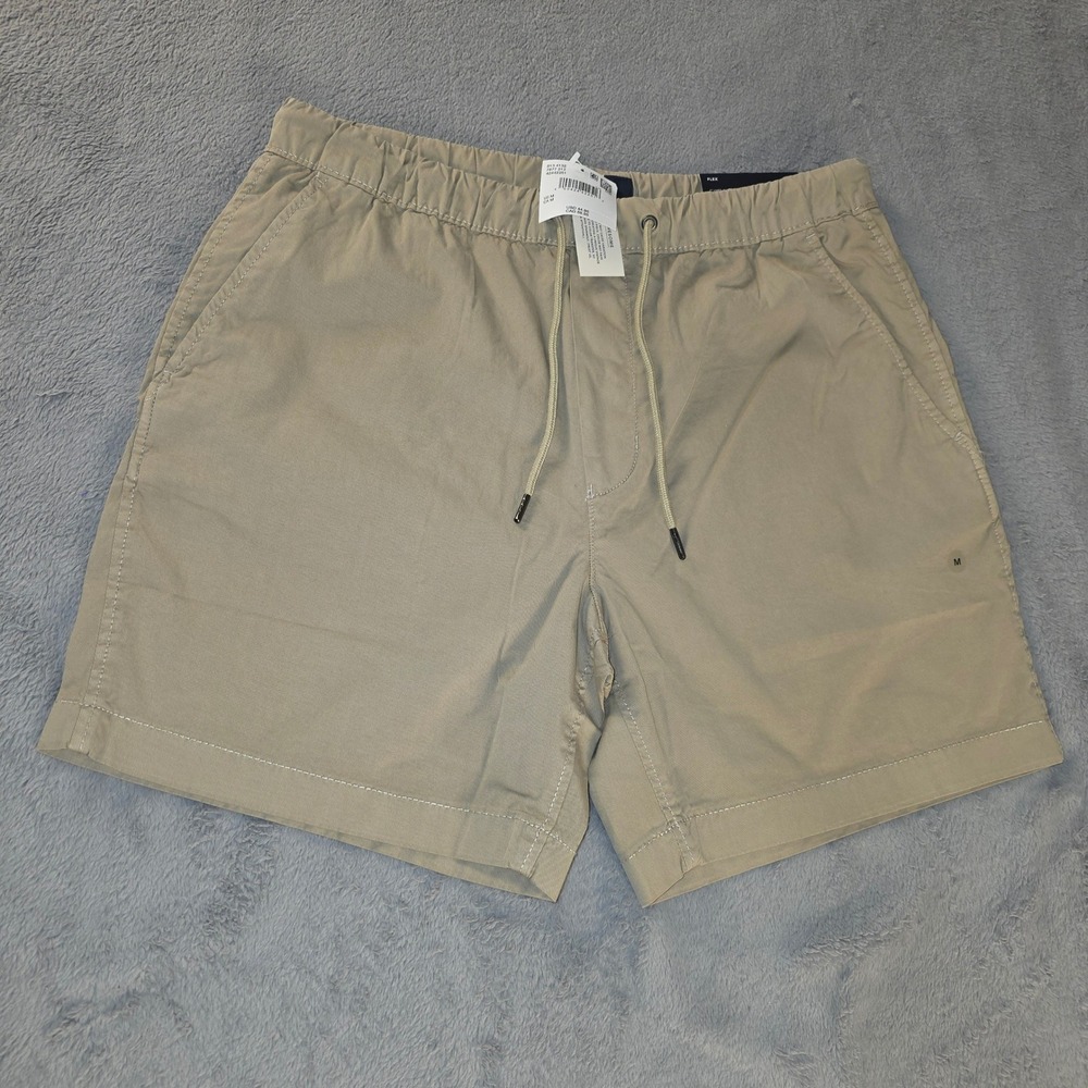 American Eagle Lived-In Trekker Shorts Mens Medium Khaki Tan 7" Flex 42442251